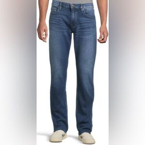 PAIGE Men's Federal Jean - BRAYTON color - Classic Blue Straight Jeans